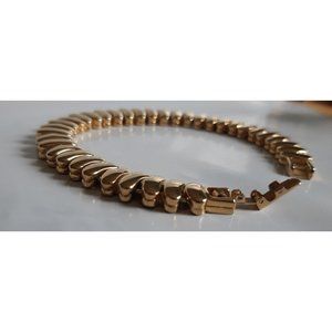 Vintage D'Orlan Gold Plated Bracelet - 7 " Length